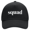 Adult Ultimate Hat BLACK, (100% COTTON DRILL, ADULT, UNISEX, ONE SIZE)