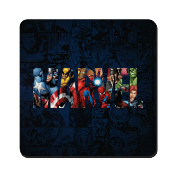 MARVEL characters, Τετράγωνο μαγνητάκι ξύλινο 9x9cm