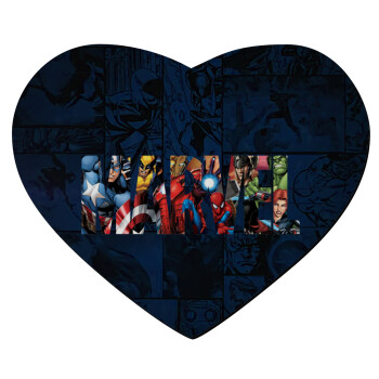 MARVEL characters, Mousepad καρδιά 23x20cm