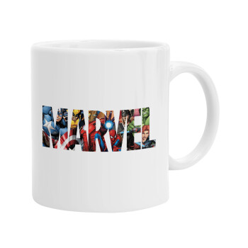 MARVEL characters, Ceramic coffee mug, 330ml (1pcs)