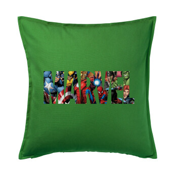 MARVEL characters, Sofa cushion Green 50x50cm includes filling