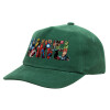 Children's Baseball Cap, 100% Cotton Drill, GREEN (COTTON, CHILDREN'S, ONE SIZE)