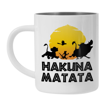 Hakuna Matata, Mug Stainless steel double wall 300ml