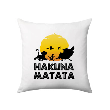 Hakuna Matata, Sofa cushion 40x40cm includes filling