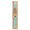 Easter Set, wooden keychain & aromatic flat Easter candle (30cm) (TURQUOISE)