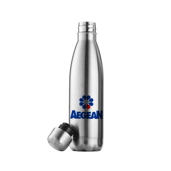 Πρατήριο καυσίμων AEGEAN, Inox (Stainless steel) double-walled metal mug, 500ml