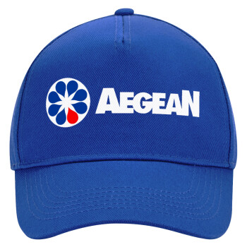 Πρατήριο καυσίμων AEGEAN, Ultimate Adult Hat BLUE, (100% COTTON DRILL, ADULT, UNISEX, ONE SIZE)