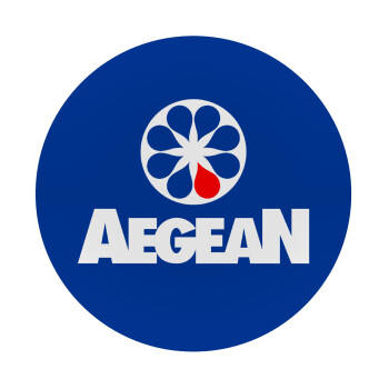 Πρατήριο καυσίμων AEGEAN, Mousepad Round 20cm