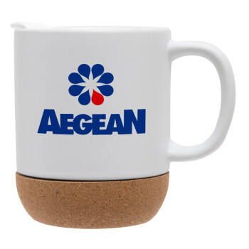 Πρατήριο καυσίμων AEGEAN, Ceramic coffee mug Cork (MAT), 330ml (1pcs)