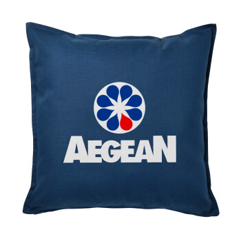 Πρατήριο καυσίμων AEGEAN, Sofa cushion Blue 50x50cm includes filling