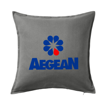 Πρατήριο καυσίμων AEGEAN, Sofa cushion Grey 50x50cm includes filling