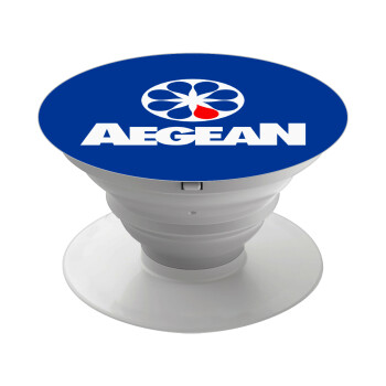 Πρατήριο καυσίμων AEGEAN, Phone Holders Stand  White Hand-held Mobile Phone Holder