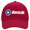 Adult Ultimate Hat RED, (100% COTTON DRILL, ADULT, UNISEX, ONE SIZE)