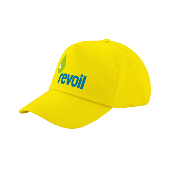 Πρατήριο καυσίμων REVOIL, Child's Baseball Cap, 100% Cotton Twill, Yellow (COTTON, CHILD, UNISEX, ONE SIZE)