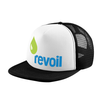 Πρατήριο καυσίμων REVOIL, Child's Soft Trucker Hat with BLACK/WHITE Mesh (POLYESTER, CHILD, ONE SIZE)