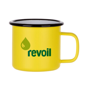 Πρατήριο καυσίμων REVOIL, Metallic enamel MATT Yellow cup 360ml