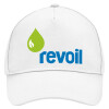 Adult Baseball Cap, Drill, White (100% COTTON, ADULT, UNISEX, ONE SIZE)