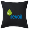 Sofa cushion black 50x50cm includes filling