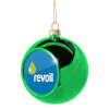 Green Christmas tree ornament ball 8cm