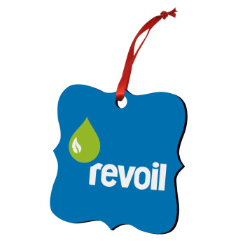 Πρατήριο καυσίμων REVOIL, Χριστουγεννιάτικο στολίδι polygon ξύλινο 7.5cm
