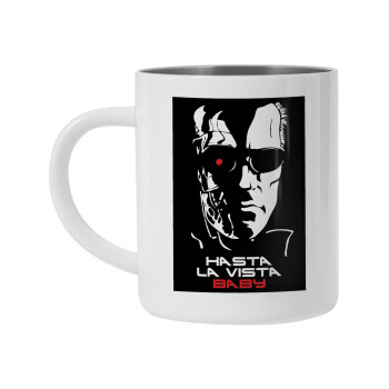 Terminator Hasta La Vista, Mug Stainless steel double wall 450ml