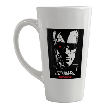 Terminator Hasta La Vista, Κούπα κωνική Latte Μεγάλη, κεραμική, 450ml