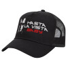 Trucker Hat with Mesh, Black, (COTTON, KIDS, UNISEX, ONE SIZE)