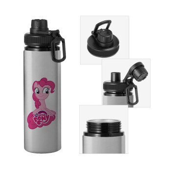 My Little Pony, Metallic water bottle with safety cap, 850ml aluminum