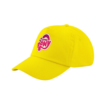 My Little Pony, Child's Baseball Cap, 100% Cotton Twill, Yellow (COTTON, CHILD, UNISEX, ONE SIZE)