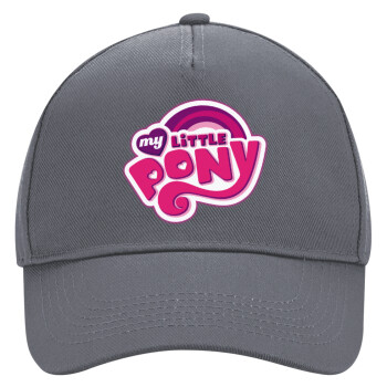 My Little Pony, Ultimate Adult Hat Grey, (100% COTTON DRILL, ADULT, UNISEX, ONE SIZE)