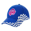 Adult Ultimate BLUE RACING Cap, (100% COTTON DRILL, ADULT, UNISEX, ONE SIZE)