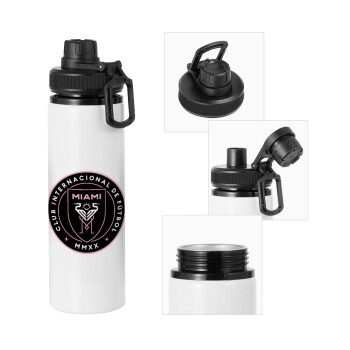 Inter Miami CF, Metal water bottle with safety cap, aluminum 850ml