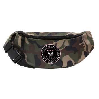 Inter Miami CF, Unisex waist bag (banana) in Jungle camouflage color with 2 pockets