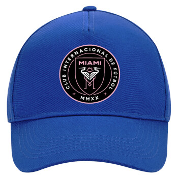 Inter Miami CF, Ultimate Adult Hat BLUE, (100% COTTON DRILL, ADULT, UNISEX, ONE SIZE)