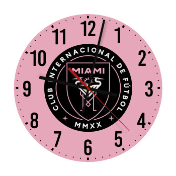 Ίντερ Μαϊάμι (Inter Miami CF), Ρολόι τοίχου ξύλινο (30cm)