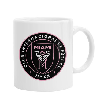 Inter Miami CF, Ceramic coffee mug, 330ml (1pcs)