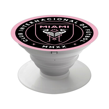 Inter Miami CF, Phone Holders Stand  White Hand-held Mobile Phone Holder