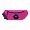 Unisex waist bag (banana) in PINK color with 2 pockets