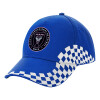 Adult Ultimate BLUE RACING Cap, (100% COTTON DRILL, ADULT, UNISEX, ONE SIZE)