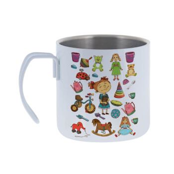 Toys Girl, Mug Stainless steel double wall 400ml