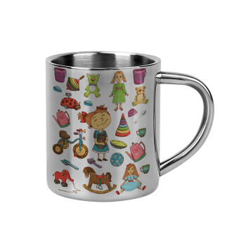 Toys Girl, Mug Stainless steel double wall 300ml