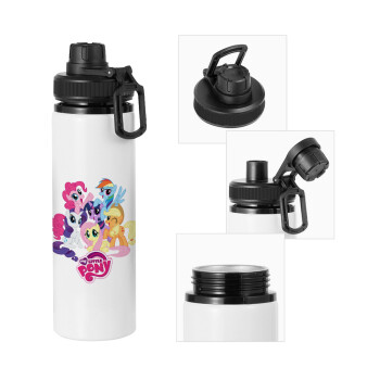My Little Pony, Metal water bottle with safety cap, aluminum 850ml