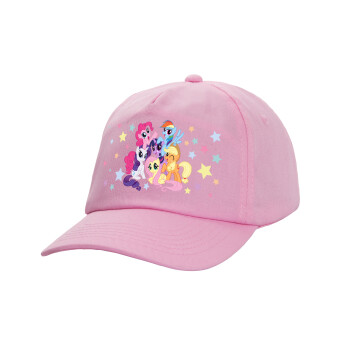 My Little Pony, Καπέλο παιδικό casual μπειζμπολ, 100% Βαμβακερό Twill, ΡΟΖ (ΒΑΜΒΑΚΕΡΟ, ΠΑΙΔΙΚΟ, ONE SIZE)