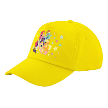 My Little Pony, Child's Baseball Cap, 100% Cotton Twill, Yellow (COTTON, CHILD, UNISEX, ONE SIZE)