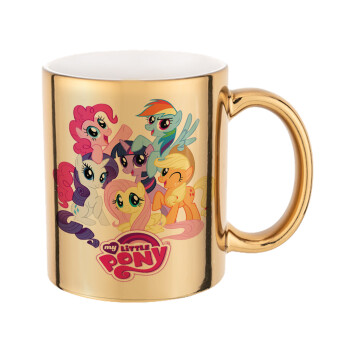 My Little Pony, Mug ceramic, gold mirror, 330ml