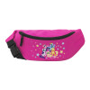 Unisex waist bag (banana) in PINK color with 2 pockets