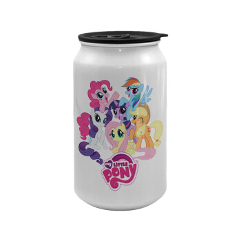 My Little Pony, Κούπα ταξιδιού μεταλλική με καπάκι (tin-can) 500ml
