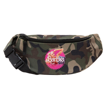 Barbie is everything, Unisex waist bag (banana) in Jungle camouflage color with 2 pockets