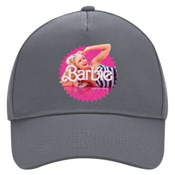 Barbie is everything, Ultimate Adult Hat Grey, (100% COTTON DRILL, ADULT, UNISEX, ONE SIZE)