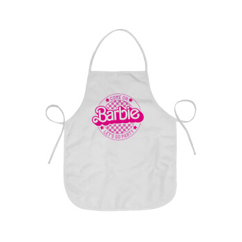 Come On Barbie Lets Go Party , Chef Apron Short Full Length Adult (63x75cm)